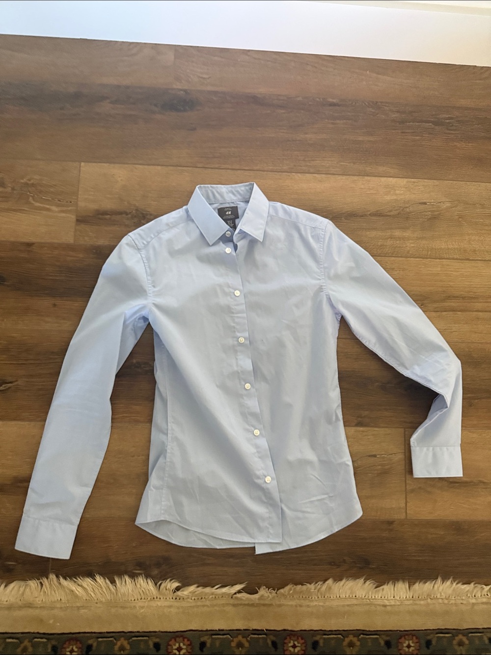 H&M Light Blue Men's Dress Shirt - Classic Button-Down